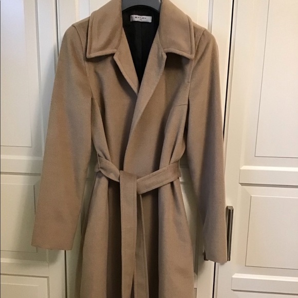 Camel Wrap Coat - Picture 1 of 10